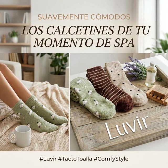 Calcetines super suaves, para acompañarte en tus momentos relax.
Eres tienda local y quieres trabajar con nosotros?
Contáctanos!!!
Un imprescindible en tu armario. #calcetines #luvir #calcetinesmolones